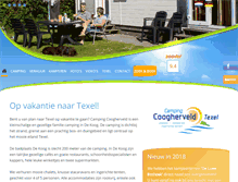 Tablet Screenshot of coogherveld-texel.nl